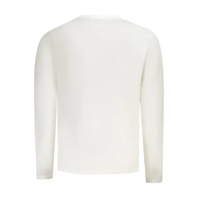 White Cotton Men T-Shirt