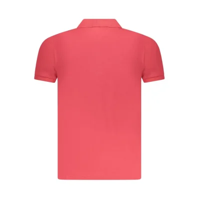 Red Cotton Polo Shirt