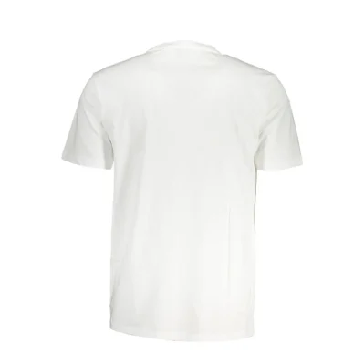White Cotton Men T-Shirt