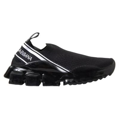 Black Sorrento Slip On Low Top Sneakers