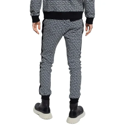Black Cotton Jeans & Pant