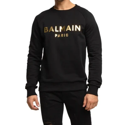 Black Cotton Sweater