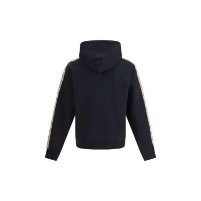 Check trim Hoodie