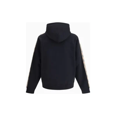 Check trim Hoodie
