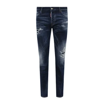 Blue Cotton Jeans & Pant