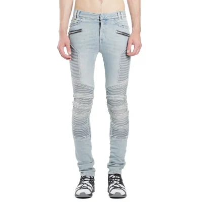 Blue Cotton Jeans & Pant