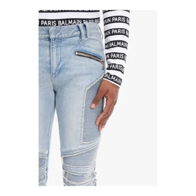Blue Cotton Jeans & Pant