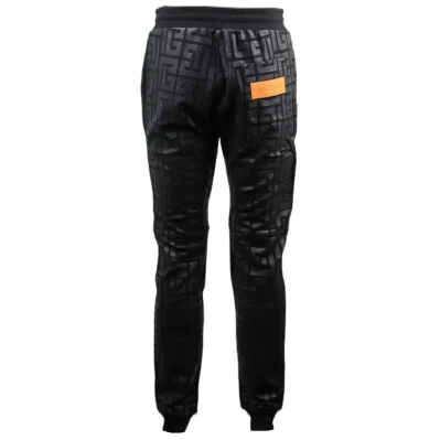 Black Cotton Jeans & Pant