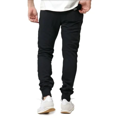 Black Cotton Jeans & Pant