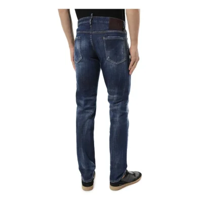 Blue Cotton Jeans & Pant