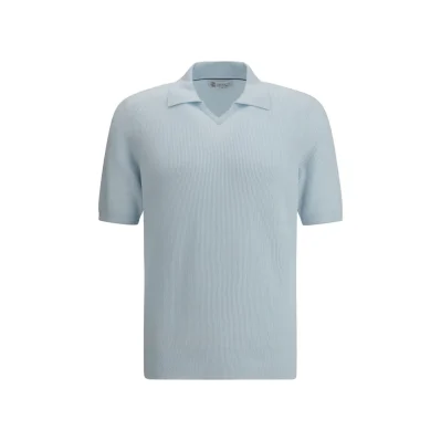 Ribbed Polo Shirt