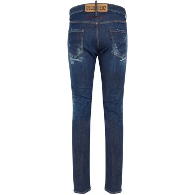 Blue Cotton Jeans & Pant