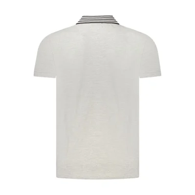 Gray Cotton Polo Shirt