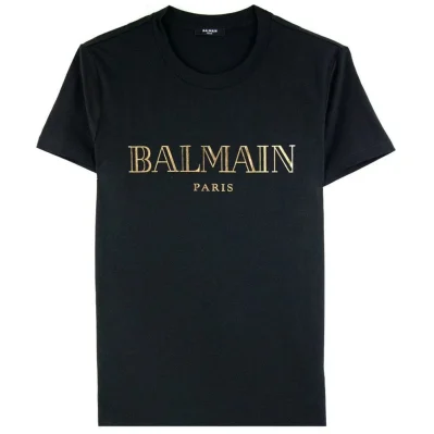 Black Cotton T-Shirt