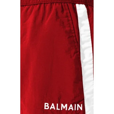 Red Nylon Swimwear
