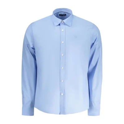 Light Blue Cotton Men Shirt