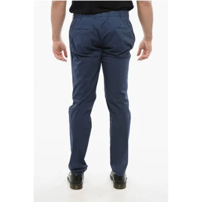 ID HAND-DYED Cotton Chinos Pants with Pleats