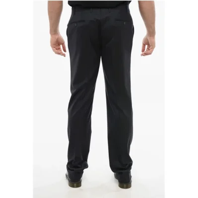 Virgin Wool LEADER Pants with Flush Pockets