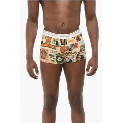 Printed Cotton Blend Boxer