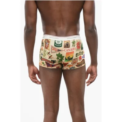 Printed Cotton Blend Boxer