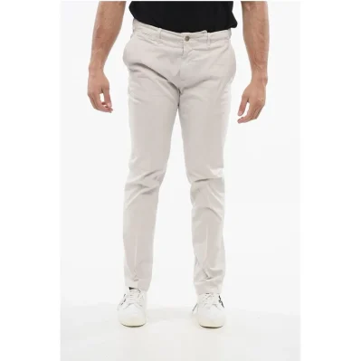 Straight-fit Cotton Chino Pants