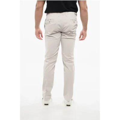 Straight-fit Cotton Chino Pants