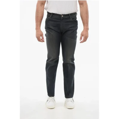 ID Stone-washed Straight-Fit Jeans