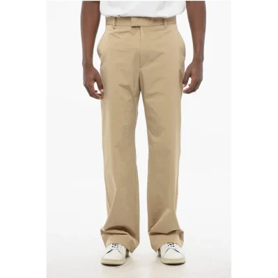 Stretch Nylon Chinos Pants with Belt Loops