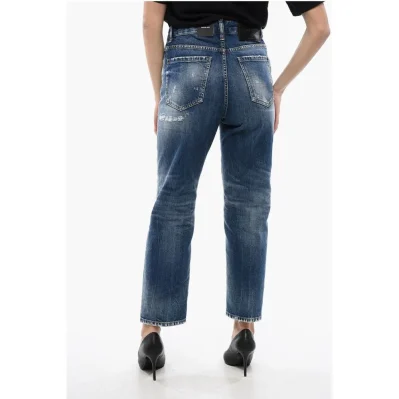 Distressed Boston Fit Denims 18cm