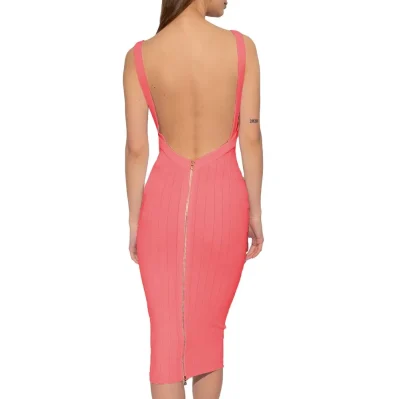 Pink Viscose Dress