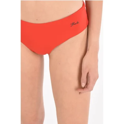 V KARL & CHOUPETTE Slip Swimsuit with Logo