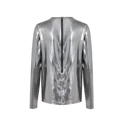 Gray Viscose Clothing