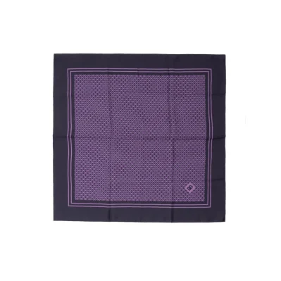 Purple Silk Handkerchief