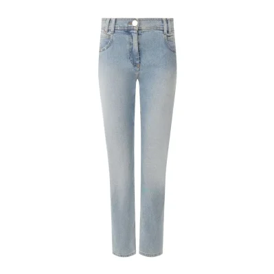 Blue Cotton Jeans & Pant