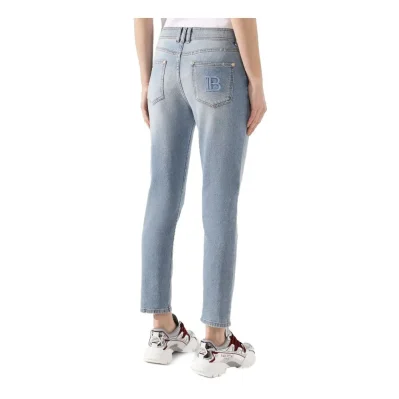 Blue Cotton Jeans & Pant