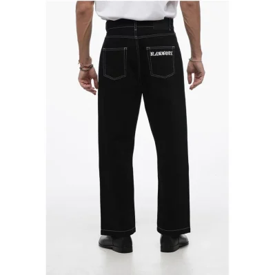Twill 5 Pockets Pants with Visible Stiching