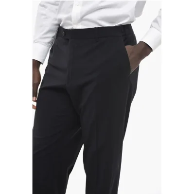 Straight Fit Virgin Wool Pants