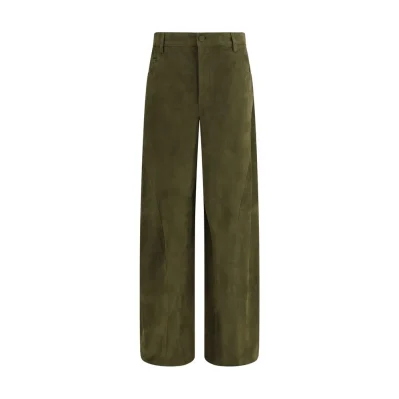 Suede Pants
