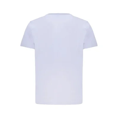 Light Blue Cotton Men T-Shirt