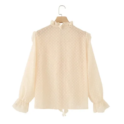 Laminated French Tulle Top