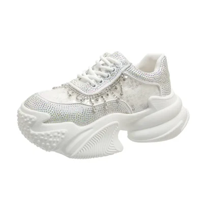 Rhinestone Sequin Sneaker