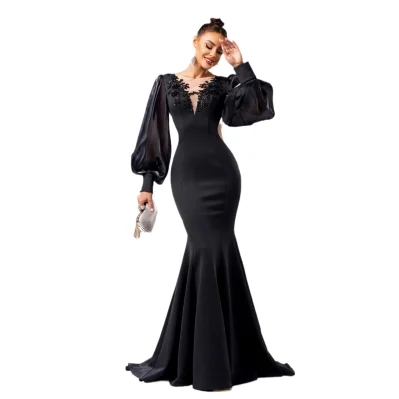 Banquet Applique Dress