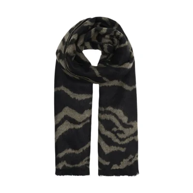Beige Marabou Scarf