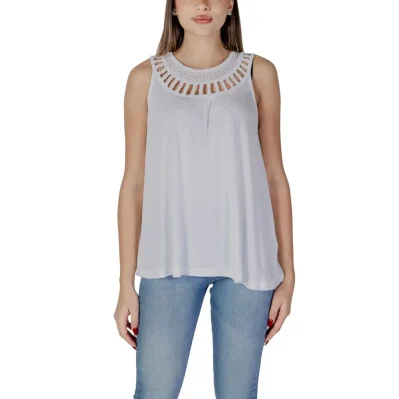 White Viscose Top