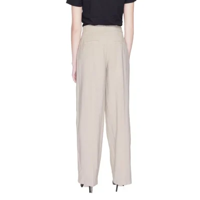 Beige Viscose Pant