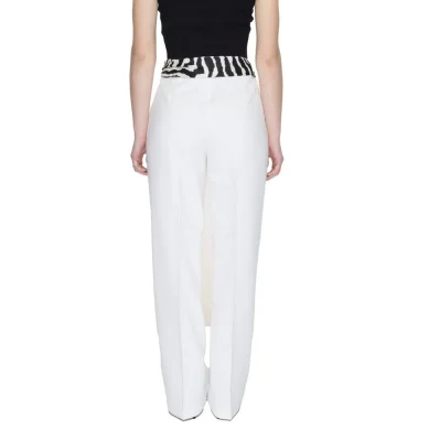 White Polyester Pant