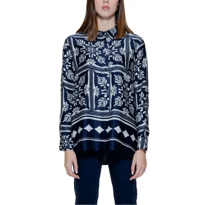 Blue Viscose Shirt