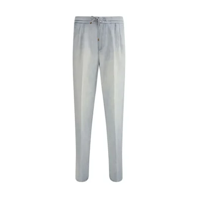 Jeans with drawstring waistband