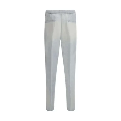 Jeans with drawstring waistband