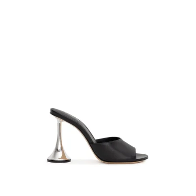 Black Leather Sandal